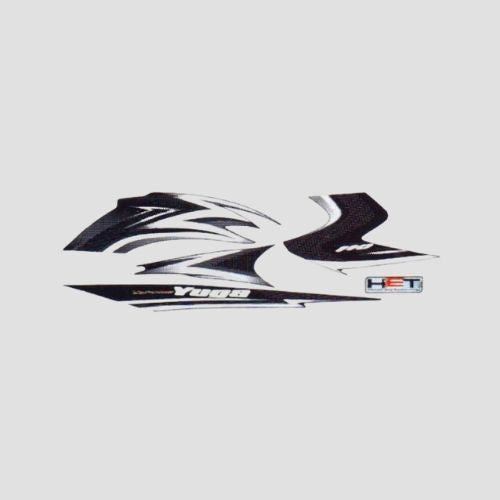 Stckr Set Yuga 2018 Blk/Grey for Honda — motorcycle spare part Kenya