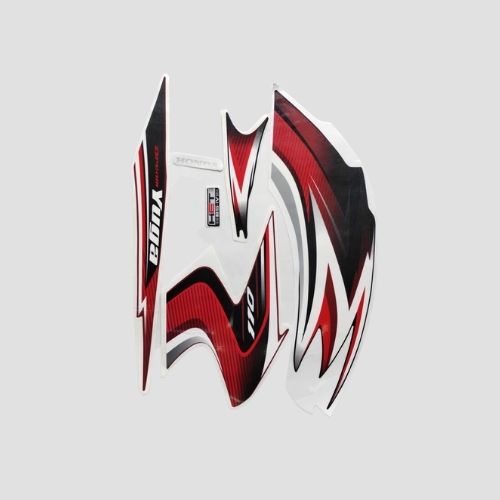 Stckr Set Yuga 2018 Dual Colour Blk/Red