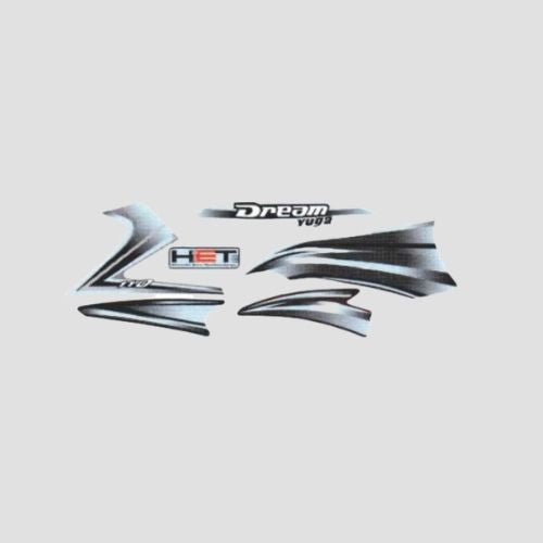 Stckr Set Yuga T2 [blk Tank-grey] for Honda — motorcycle spare part Kenya