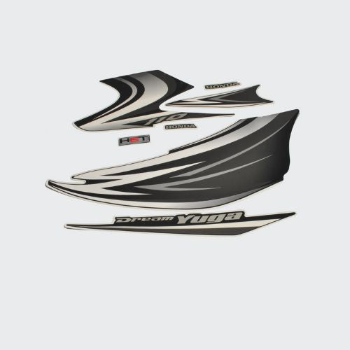 Stckr Set Yuga T3 [blk Tank-grey] for Honda — motorcycle spare part Kenya
