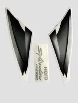 Sticker H L Firing Hero Splendor Pro [black Tank-grey]