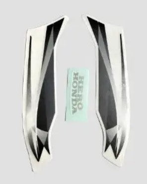 Sticker H L Firing Hero Super Splendor 4/M [black Tank-grey]