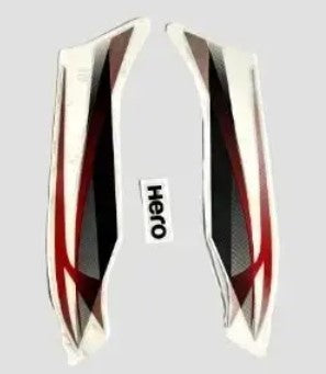 Sticker H L Firing Hero Super Splendor 4/M [silver Tank]