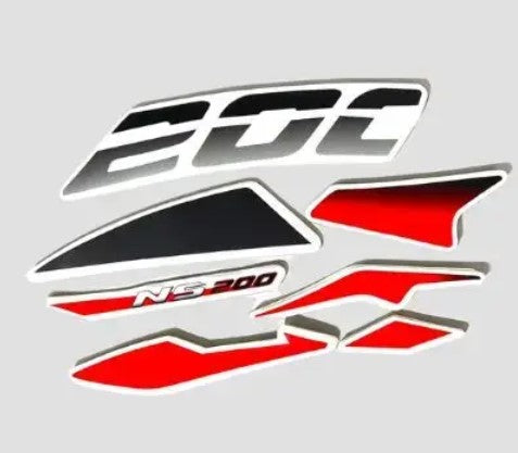 Sticker Kit Forpulsar 200NS (ug7 Red Tank)