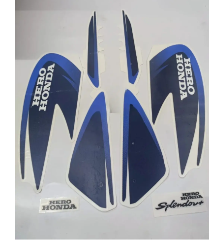 Sticker Kit for Hero Splendor Old Plus — motorcycle spare part Kenya