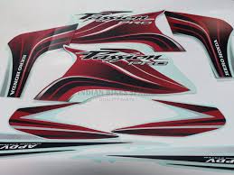 Sticker Kit Red and Black (First Quality)