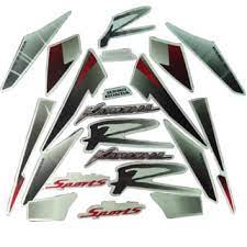 Sticker Kit Silver Red
