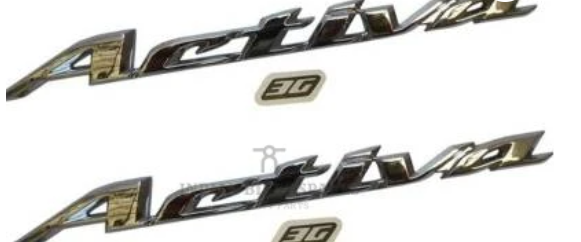 Sticker Monogram/Emblem Set for Honda Activa 3G — motorcycle spare part Kenya