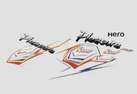 Sticker Set for Hero Pleasure — motorcycle spare part Kenya