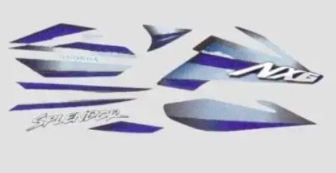 Sticker Set Splendor NXG T4 [black Tank-blue ]
