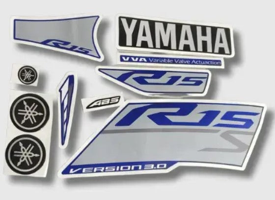 Sticker Set for Yamaha R15 V3 — motorcycle spare part Kenya