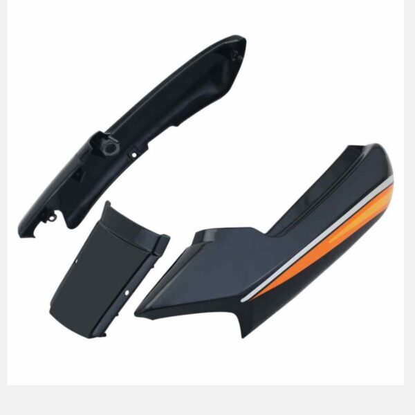 Tail Panel Black with Orange Sticker (First Quality)