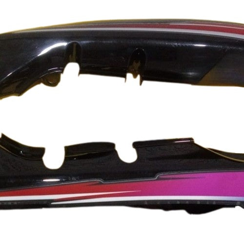 Tail Panel Black with Pink Sticker