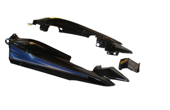 Tail Panel/Seat Cowl or Hero Passion Xpro (black Blue Stk)
