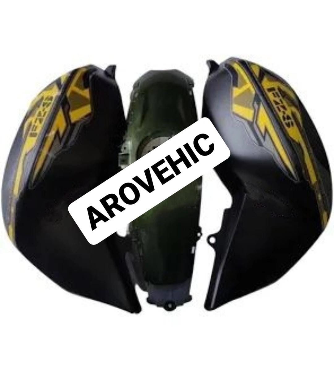 Tank Cover with Graphics -military Green & Yellow -set of 3