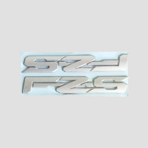 Tank Monogram [matte Chrome] FZS for Yamaha — motorcycle spare part Kenya