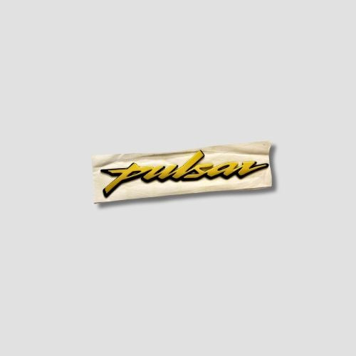 Tank Monogram Pulsar [Yel] for Bajaj — motorcycle spare part Kenya