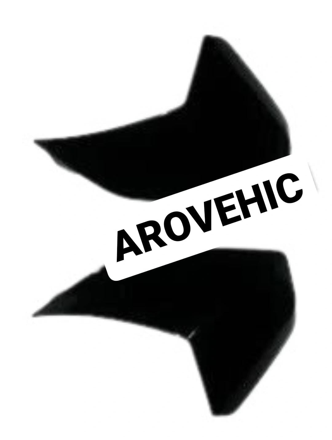 Tank Sheild Black with Red Sticker
