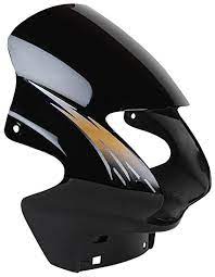Visor Black Golden Sticker