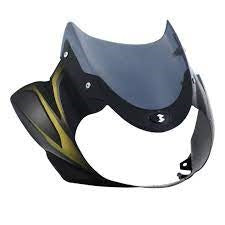 Visor Black & Green Sticker