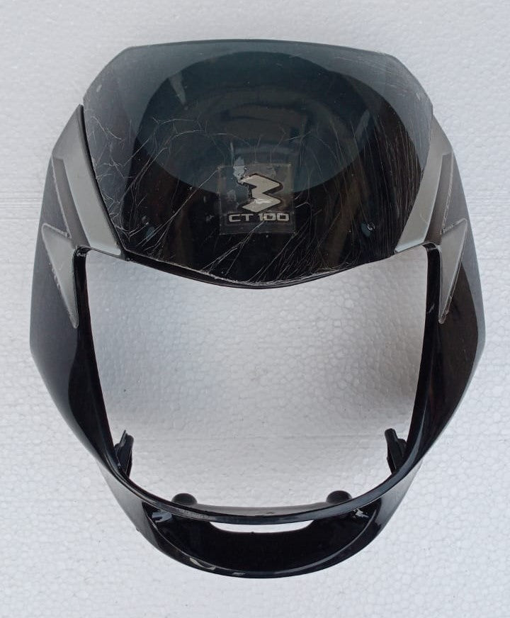 Visor Black & Grey Sticker