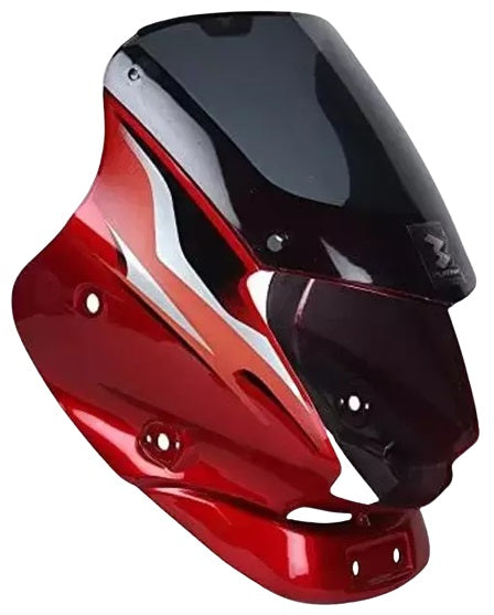 Visor Black & Red for Bajaj Platina Old — motorcycle spare part Kenya