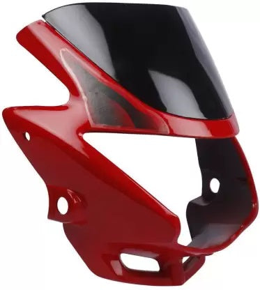 Visor Black & Red Colour