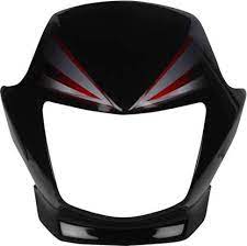 Visor Black Red Sticker (First Quality)