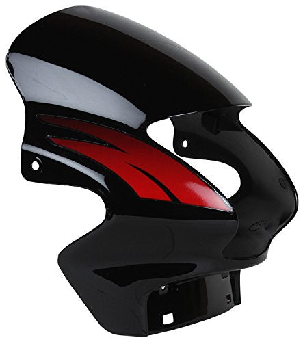Visor Black Red Sticker Sai