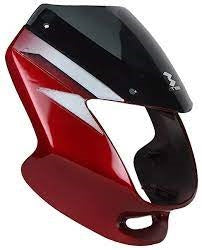 Visor Black with Red Sticker