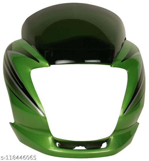 Visor Parrot Green Black Sticker (First Quality)