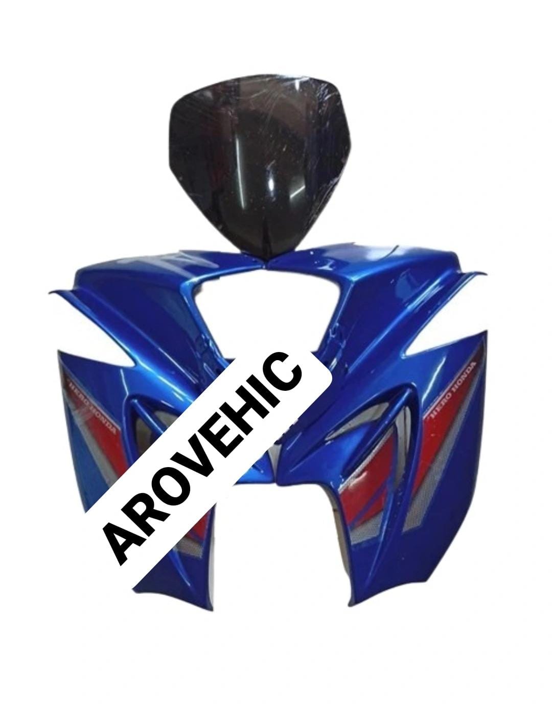 Visor Set -blue for Hero Karizma R — motorcycle spare part Kenya